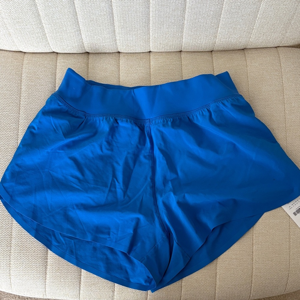 CRZ YOGA Women's Vibrant Blue Athletic Shorts